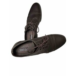 Izod Men's Cal Memory-Foam Casual Lace-Up Shoes - Brown Sz 13 Excellent Used Con